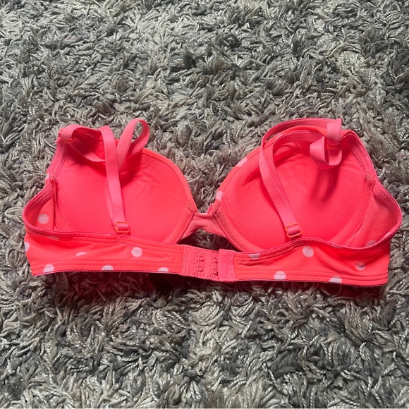 Polka Dot Coral Bra - Picture 3 of 6